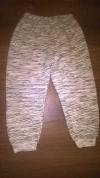 Spodnie dresowe z meszkiem, ocieplane r. 86-92