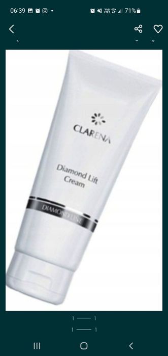 Diamond lift cream krem clarena 200ml