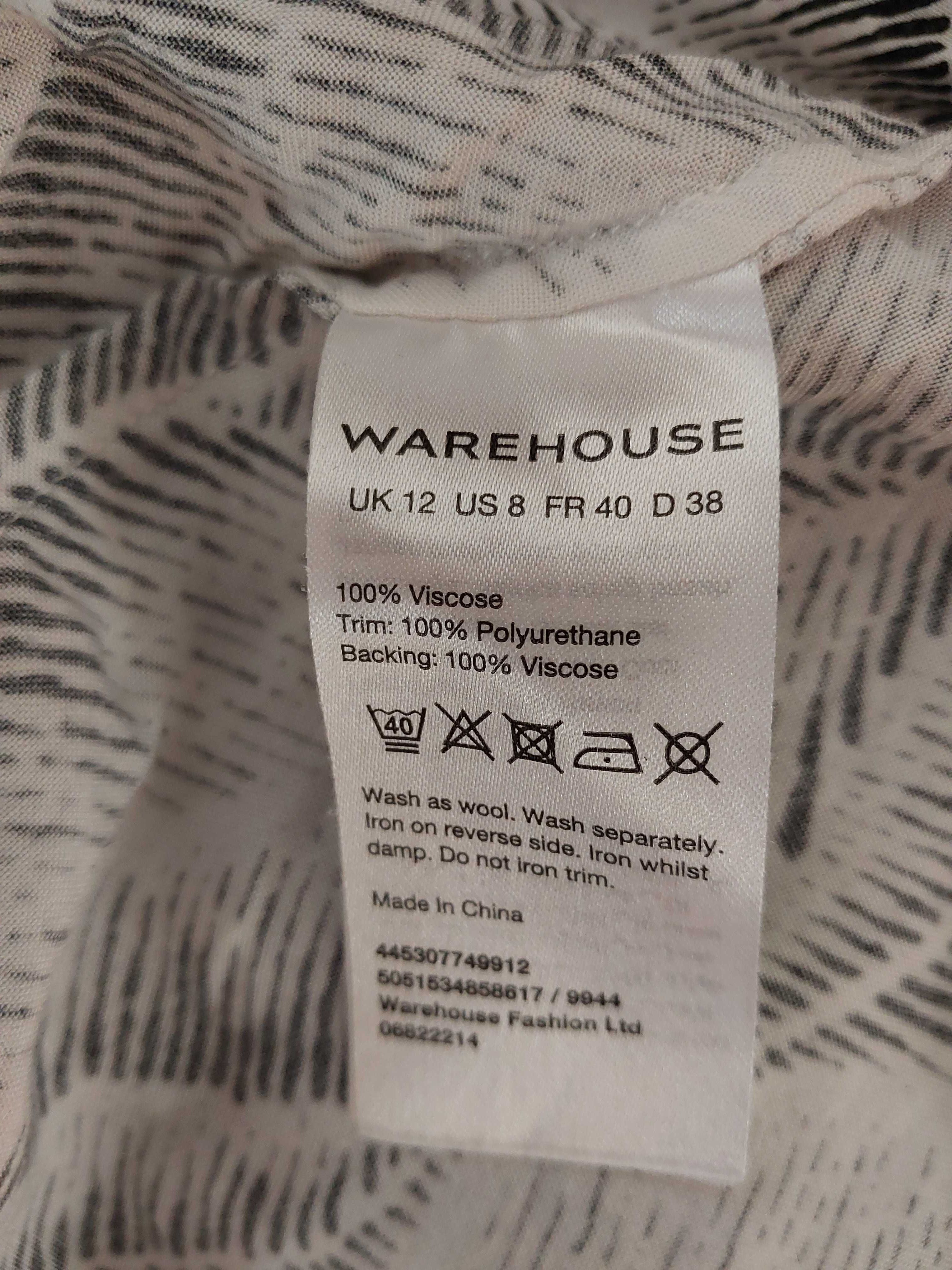 Sukienka mini wiscoza Warehouse 38 M