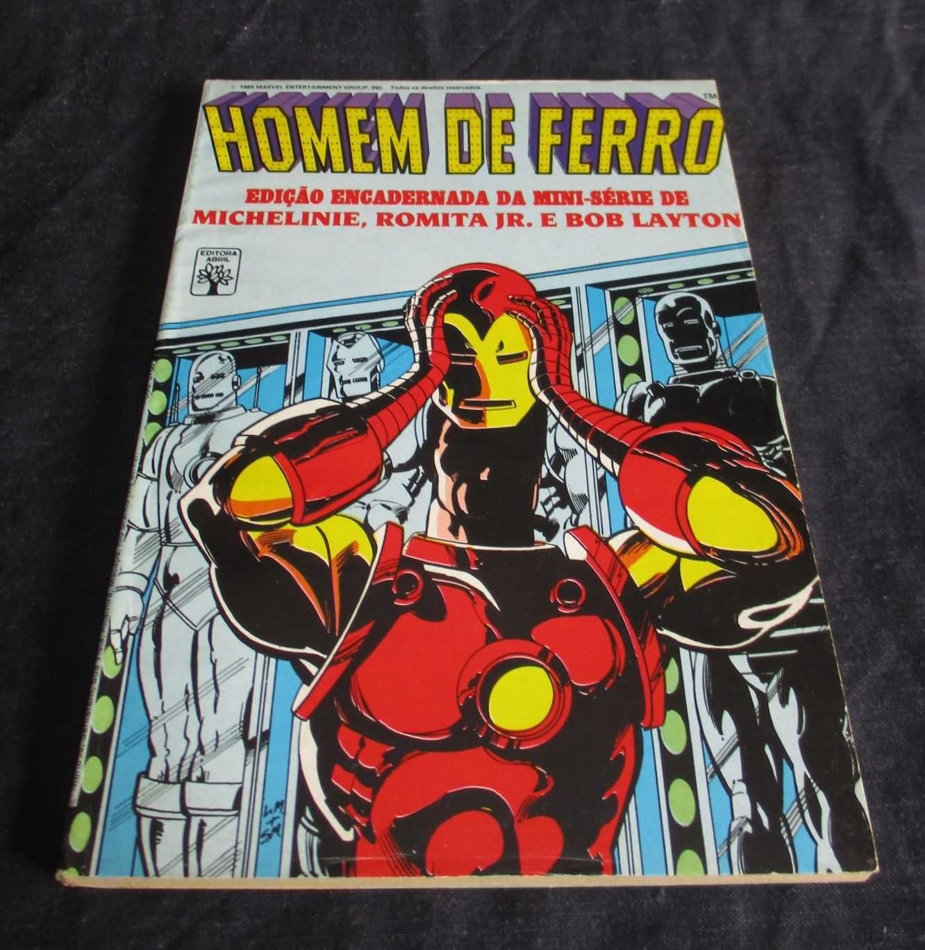 Livro BD Homem de Ferro Edição Encadernada da Mini-Série 1989