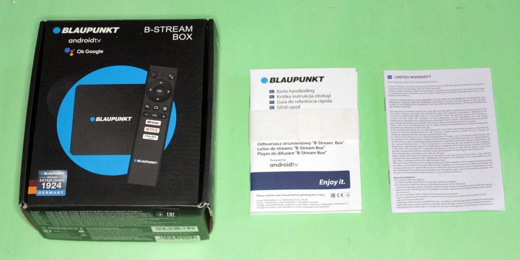 Медиаплеер Blaupunkt B-Stream Box DV8535, 4K, Original