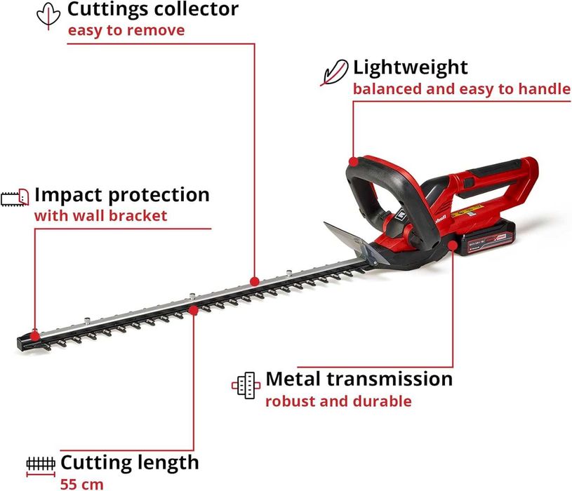 кущоріз косарка тример акумуляторний Einhell GE-CH 1855/1 Li 18V