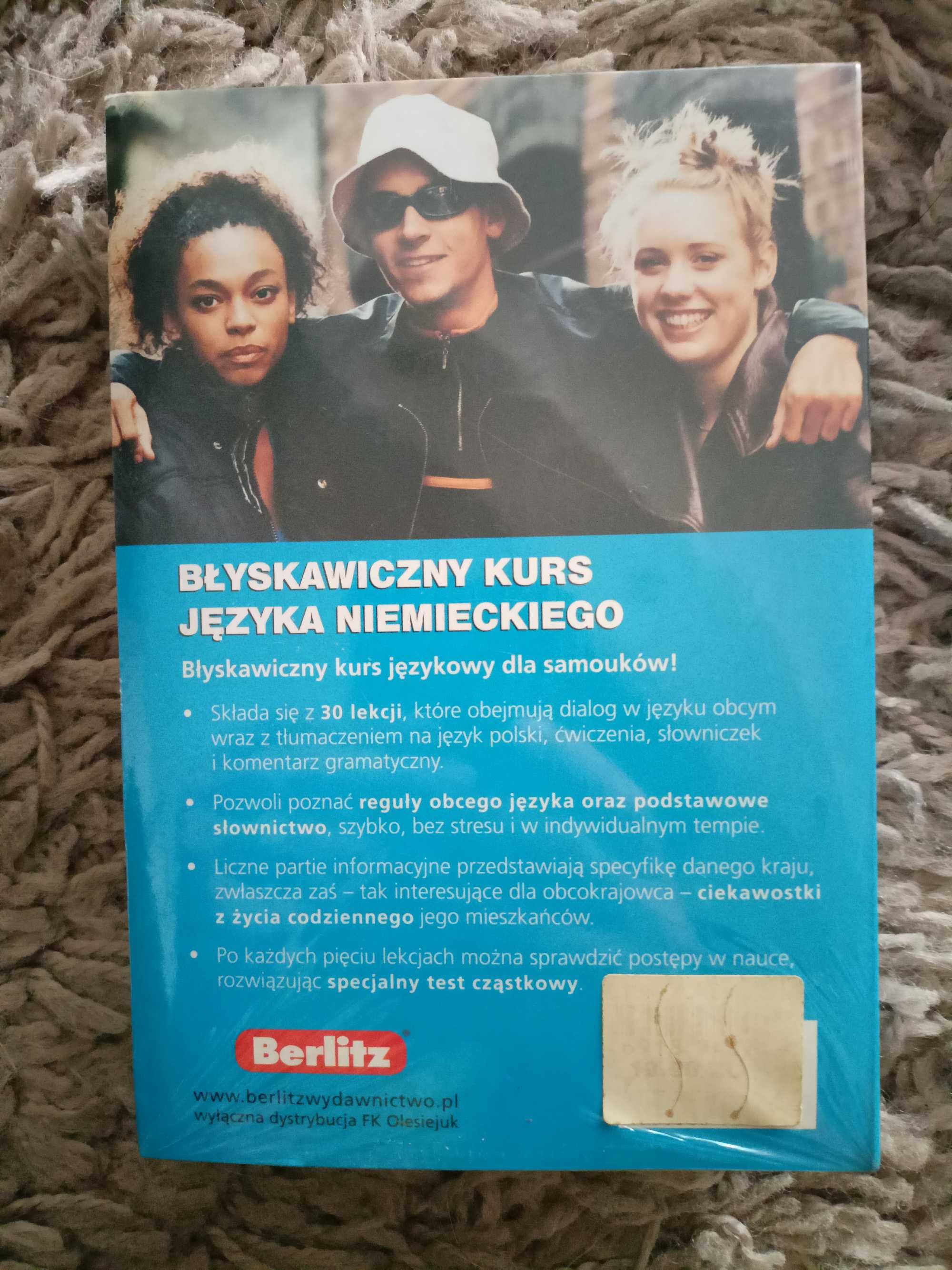 Błyskawiczny kurs języka niemieckiego Berlitz + kaseta i CD