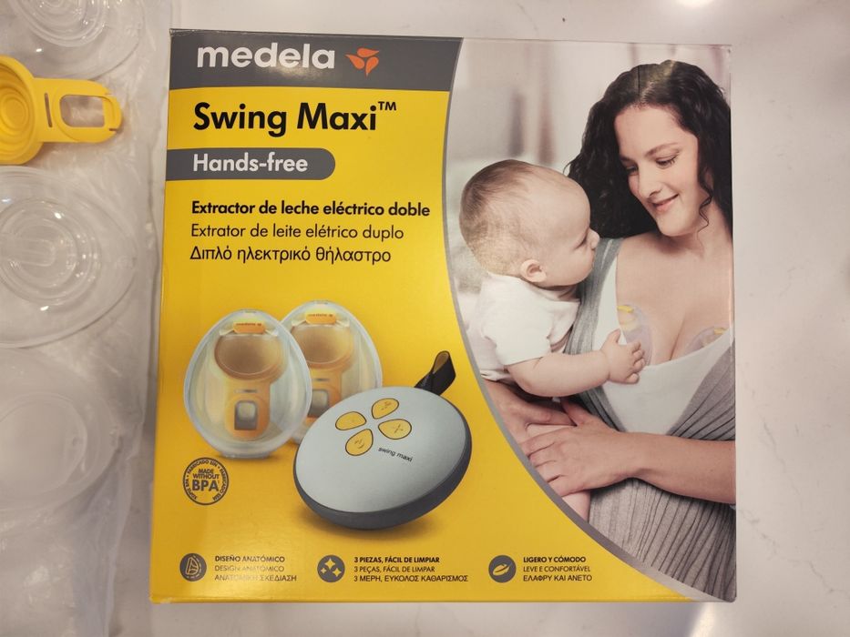Extrator de Leite Duplo Swing Maxi Hands Free MEDELA