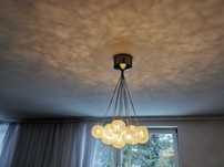 Lampa wiszące metalowe kulki klimatyczne światło Massive Phillips
