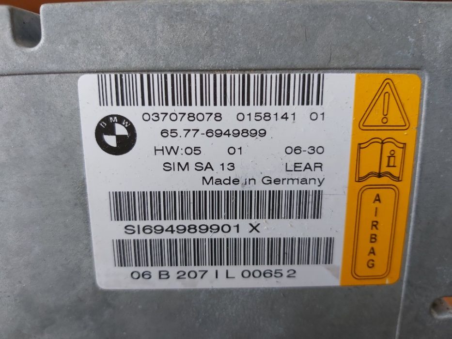 Блоки управления Airbag бмв е65 4.4 2002