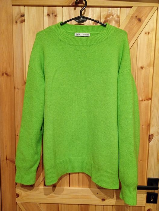 Zielony sweter Zara