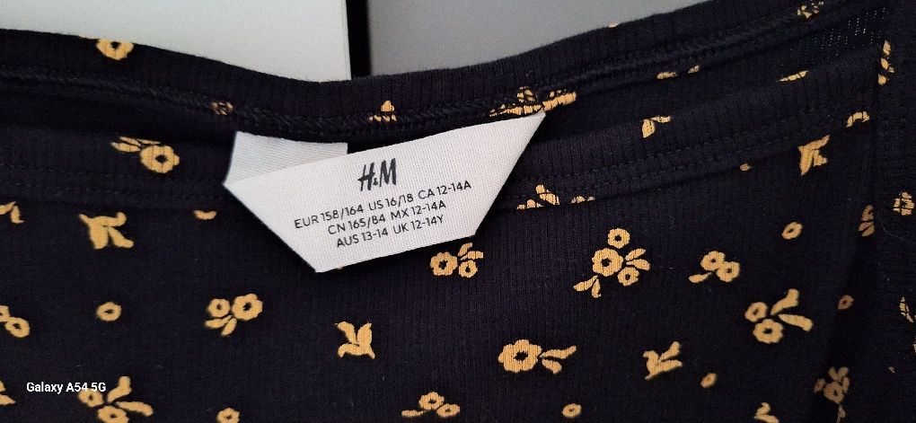 Sukienka prążkowana H&M r.164 cm