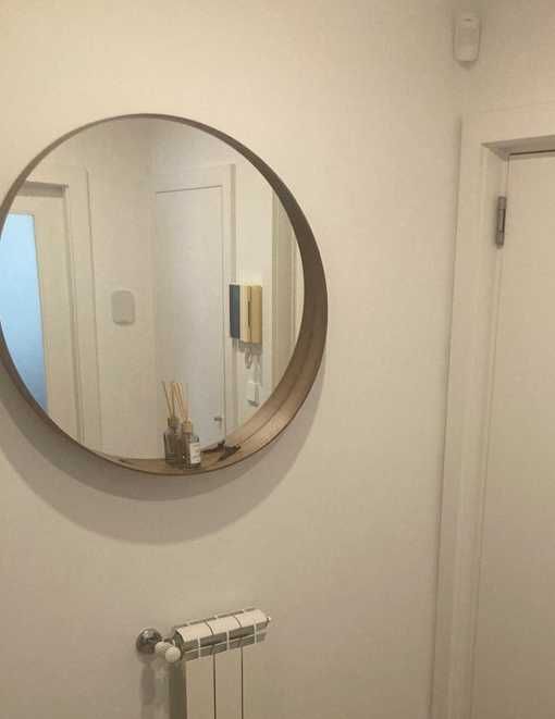 Espelho IKEA STOCKHOLM Ø80 cm – Chapa de nogueira