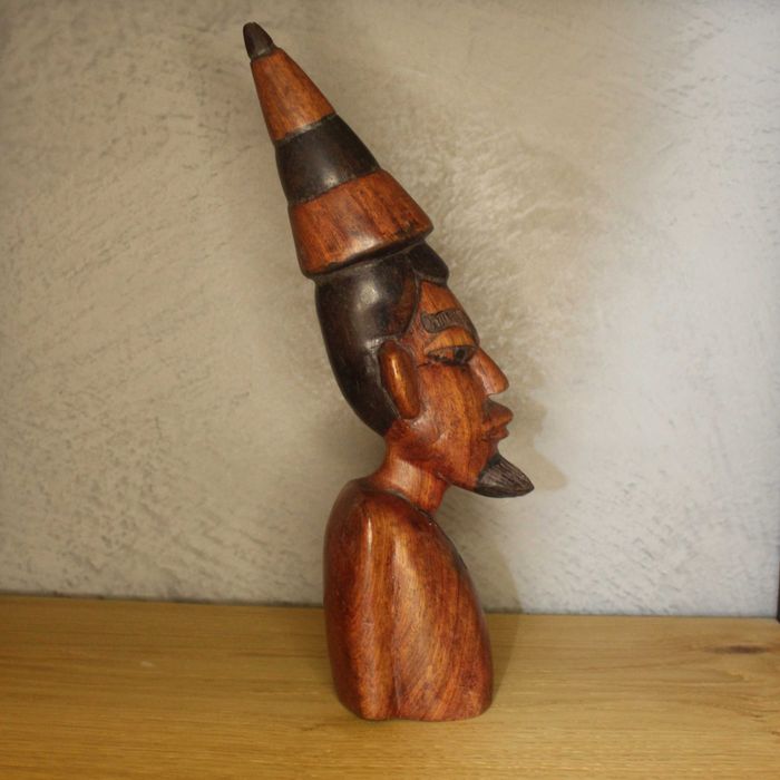 Escultura Africana Madeira (1968) - Angola