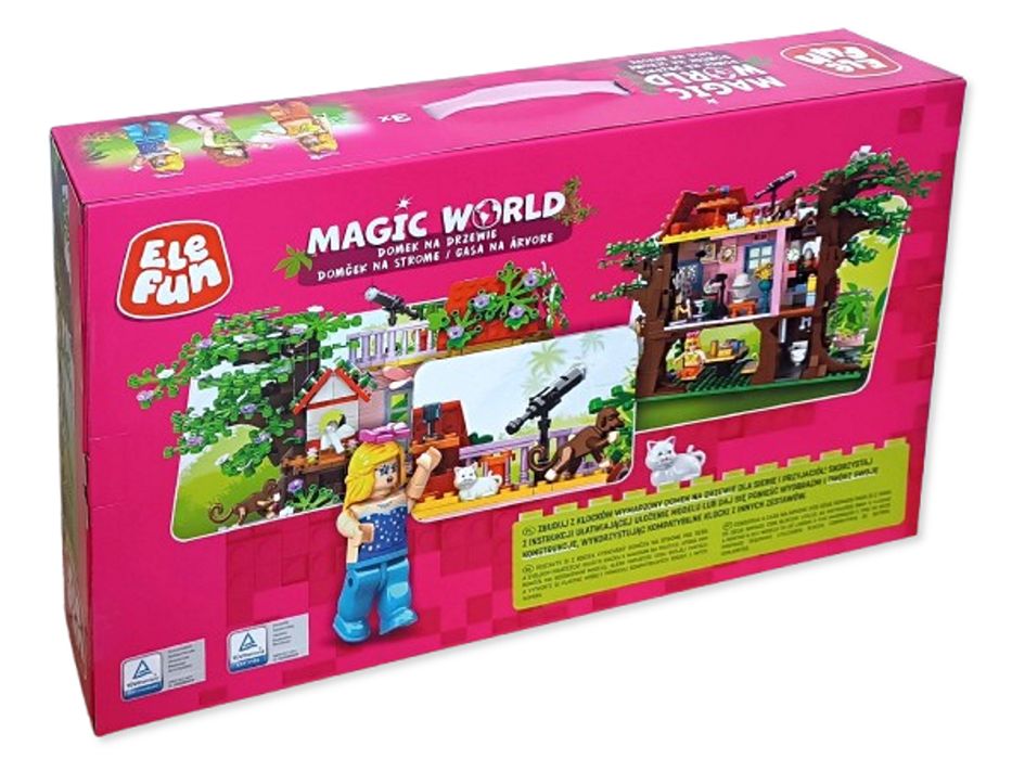 Klocki Elefun Magic World Domek na drzewie 8841