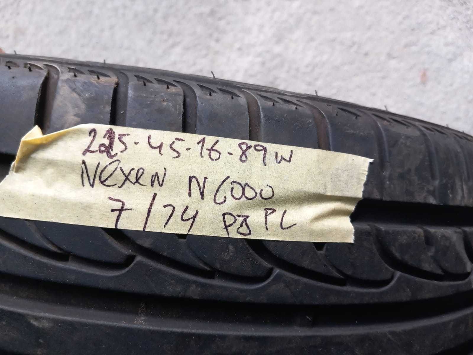 2 pneus 225/45R16 Nexen seminovos