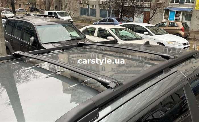 Багажник на дах Aguri Prestige Black поперечини невиступаючі рейлінги