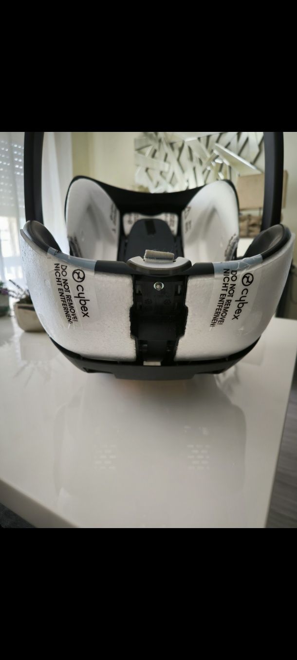 Babycoque Ovo Cybex+Base Z One+Capa de chuva