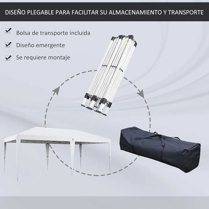 Promoção. Tendas 6x3 dobráveis montagem 2 minutos. Pop up. Feiras