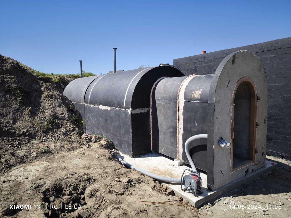 piwnica betonowa ogrodowa ziemianka 350 B30W8 solidna schody tunel