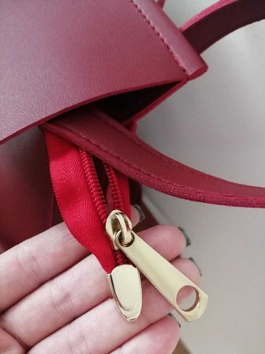 Жіночий рюкзак-трансформер з еко-шкіри. Колір марсала. Дуже вмісткий!