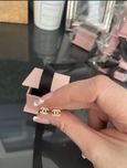 Kolczyki cc mini z mikro cyrkonią pozłacane