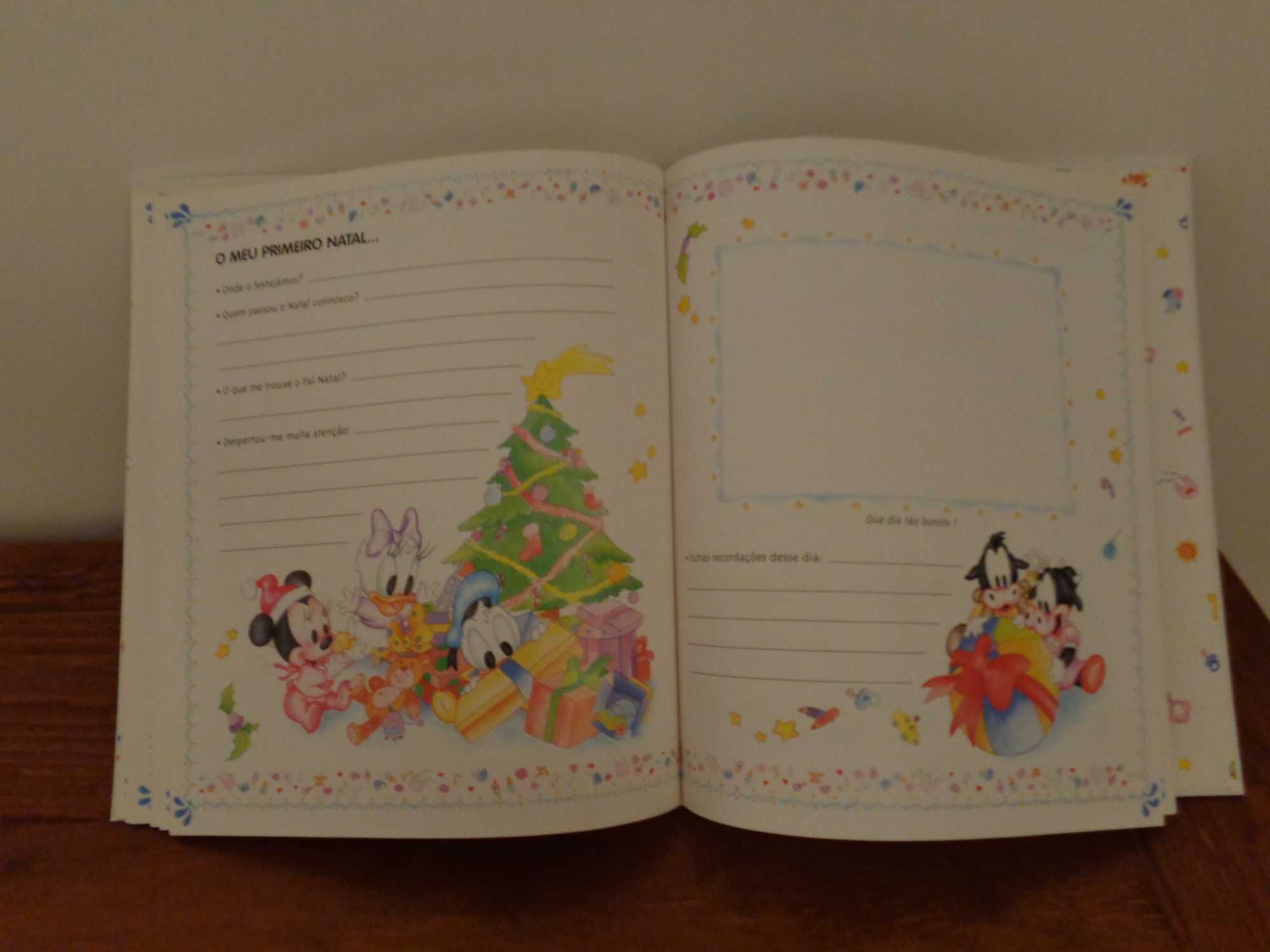 Album Disney, Mickey e Minnie, para guardar fotos de bébé,