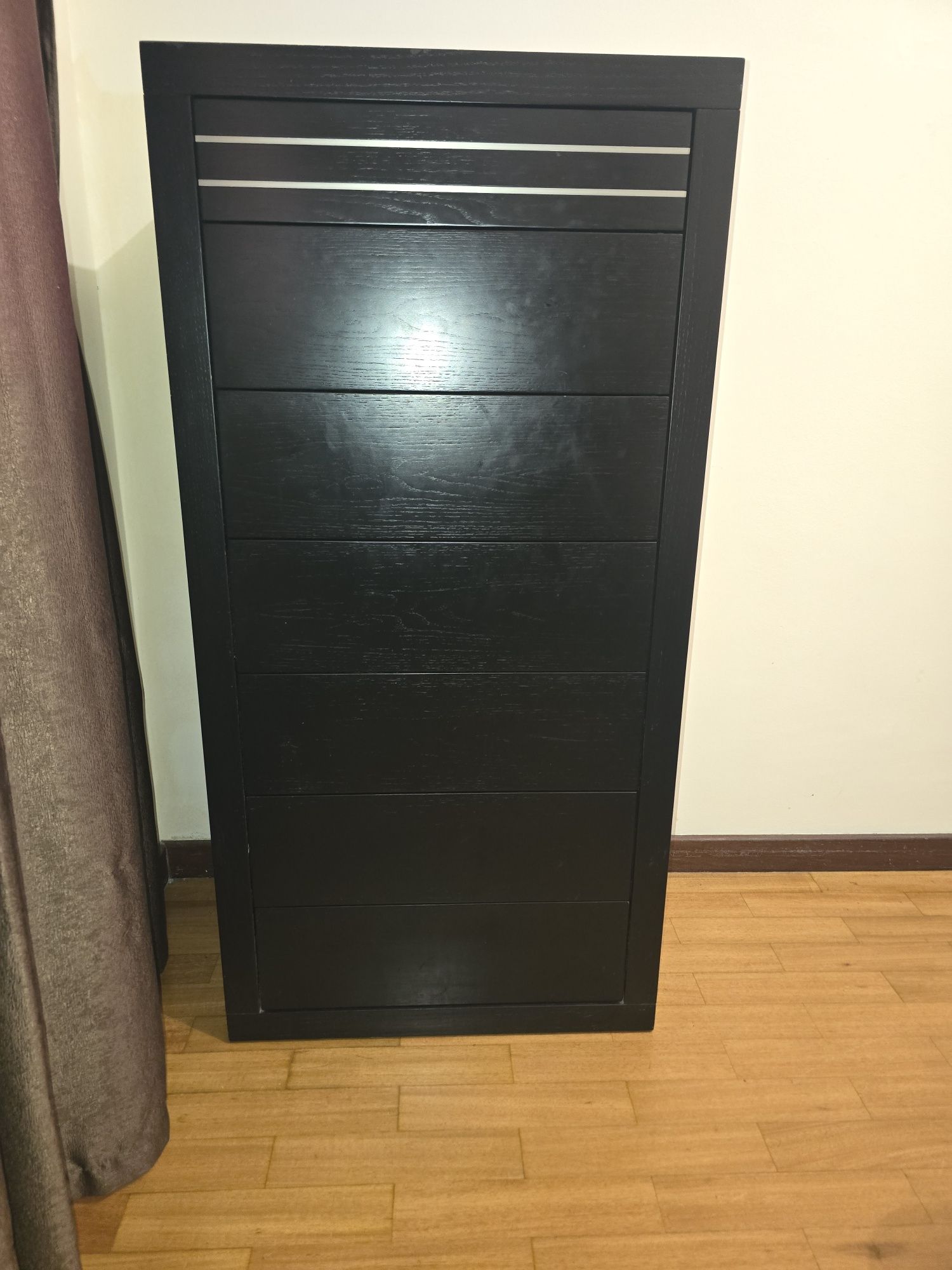 Conjunto cama de casal e movel com arrumação