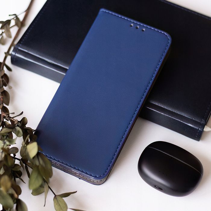 Etui Z Klapką Magnetic Iphone 11 Pro Max Granatowe