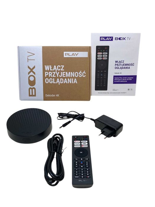 Dekoder AndroidTV PlayBox DV-8990 Pełen Komplet.