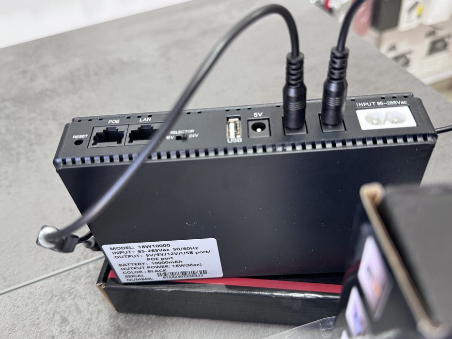 Міні УПС UPS DC Для Wi-Fi роутера ДБЖ Безперебійник Інтернет безСвітла