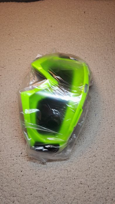 Okulary gogle narciarskie snowboard cross ATV zielone