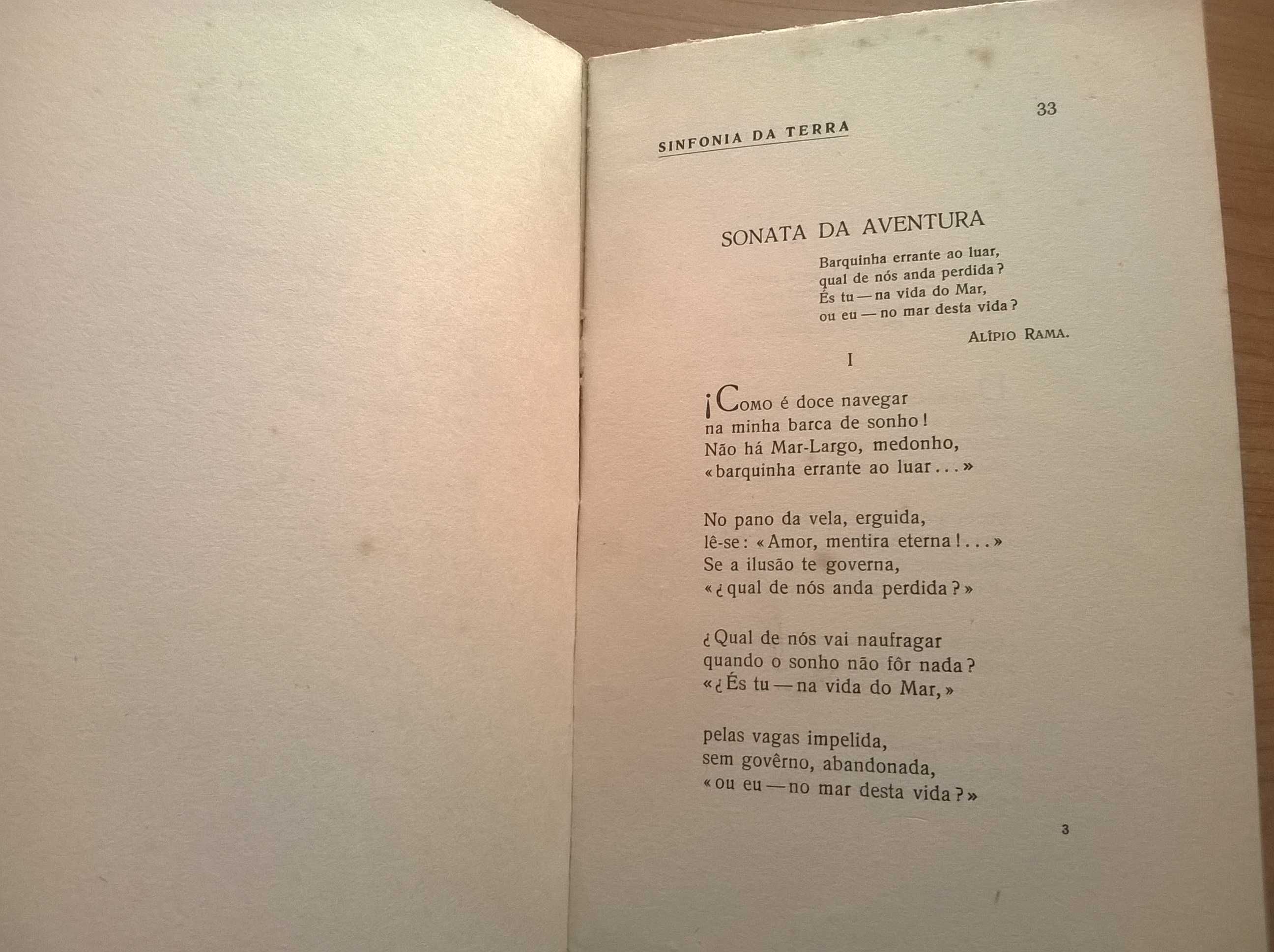 Sinfonia da Terra (autografado ?) - Isaura Matias de Andrade