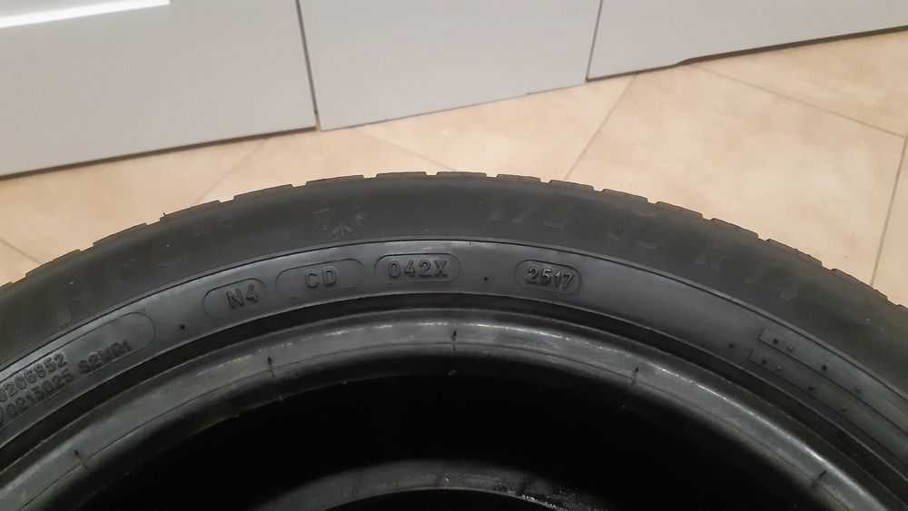 Opony zimowe 175/65 R14 82T 2 x Kormoran, 2 x GT Radial Champiro, 6mm