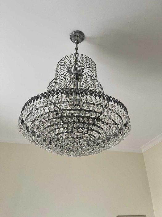 Conjunto de Lustres de cristal