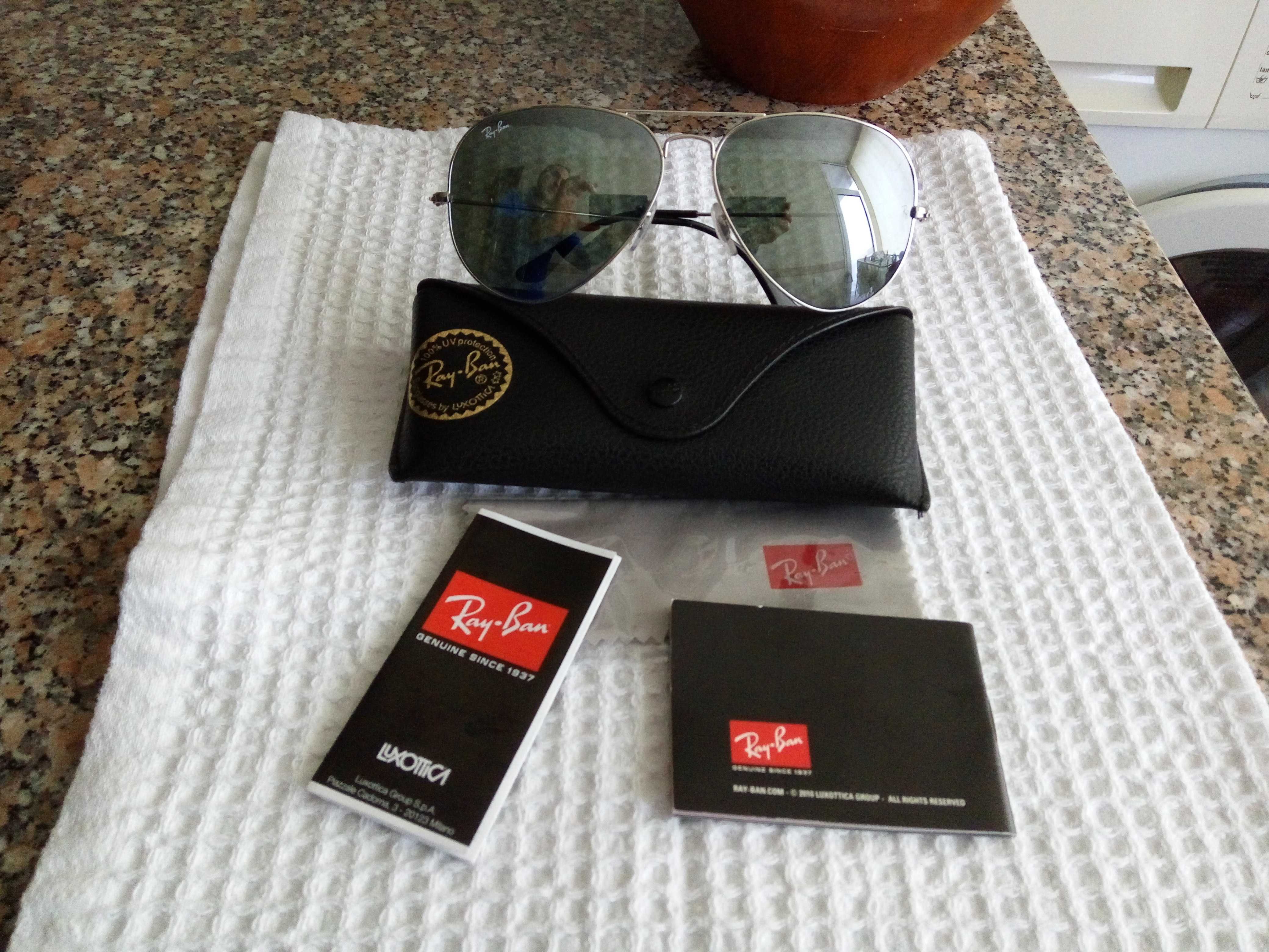 Óculos sol Ray-Ban Aviator RB3025 lente espelhada