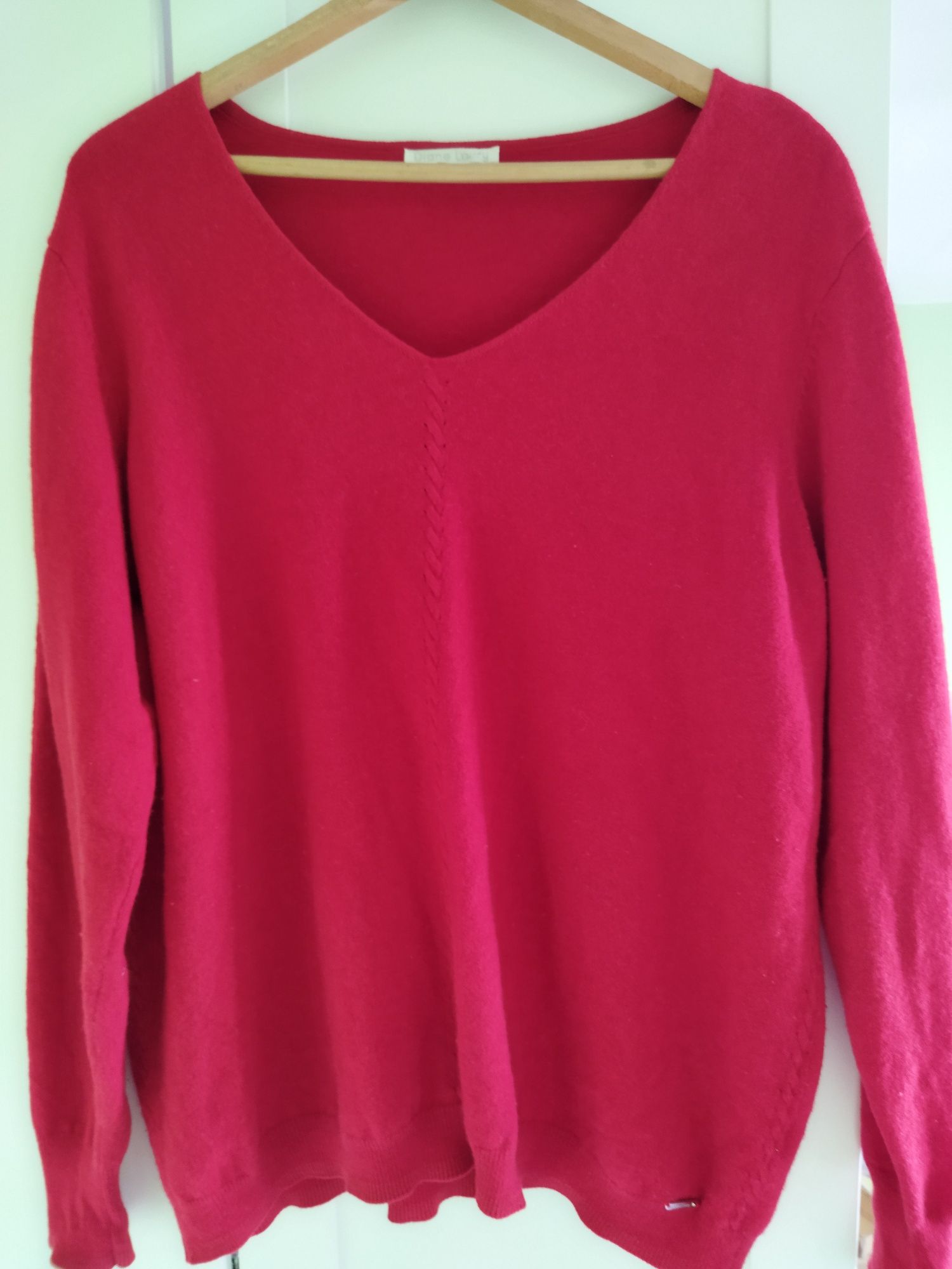 Sweter wełniany kaszmirowy 36-38-40 Diane Laury