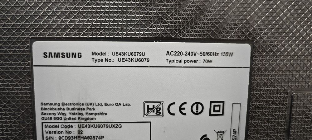 Telewizor LED Samsung 43 cali 4K Smart