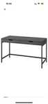 Biurko Ikea Alex grafitowe - bardzo dobry stan!