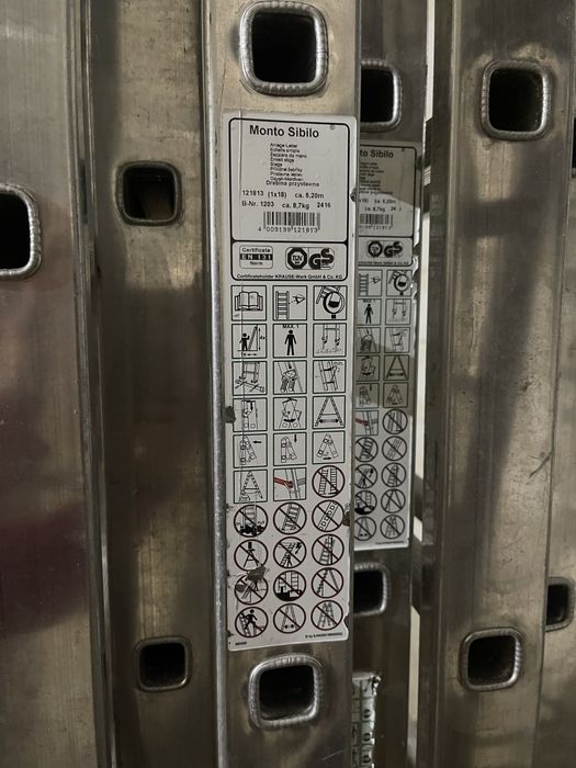 Drabina Krause Sibilo 5,20 m przystawna