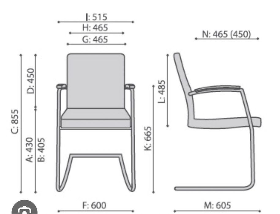 Krzesło konferencyjne biurowe Bejot Vector VT 230