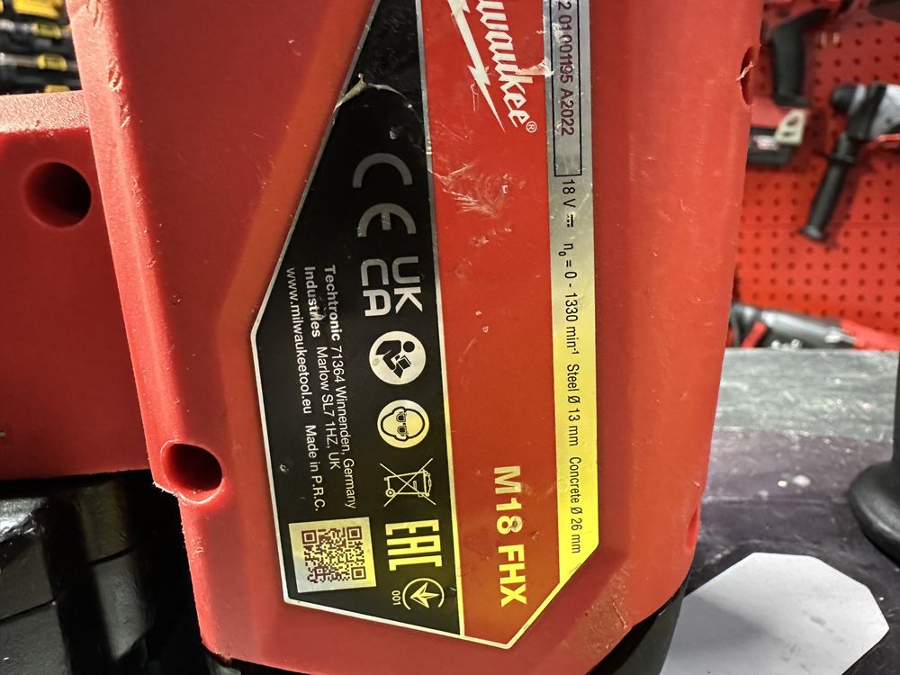 Перфоратор акумуляторний Milwaukee m18 fhx безщітковий SDS-PLUS