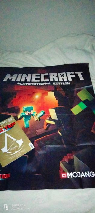 MINECRAFT mega plakat 100x80 cm -CD Action 13/2014 kolekcjonerski