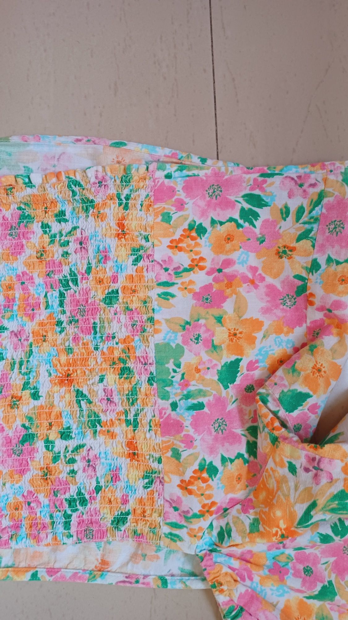 Top floral de verão