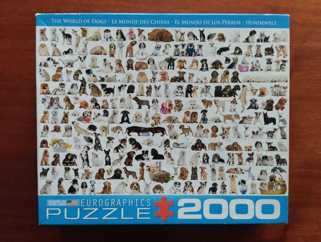Puzzle Eurographics 2000-Dogs (podzielone na 4x500)
