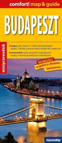 Budapeszt. Plan miasta 1:15 000 + miniprzewodnik, laminowana (Nowa)