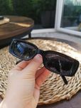 Autentyczne vintage 90s czarne okulary przeciwsłoneczne Gucci