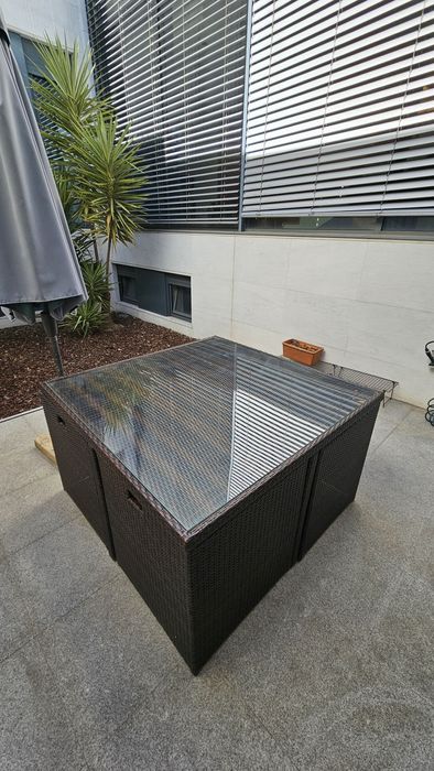 Mesa de jardim/exterior 4 lugares