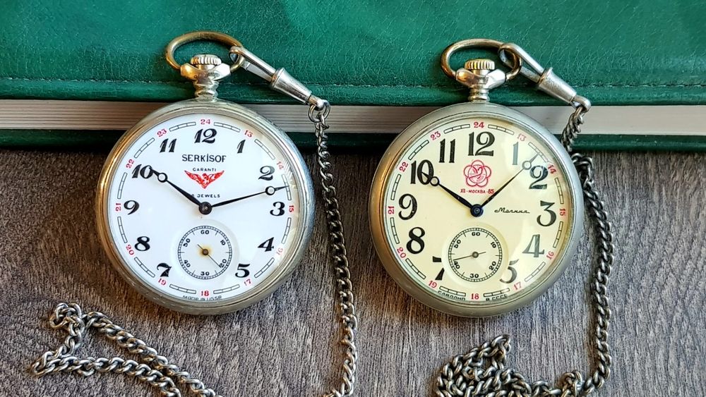 Годинник кишеньковий Молнія Часы Молния SERKISOF. Фестивальные. СССР