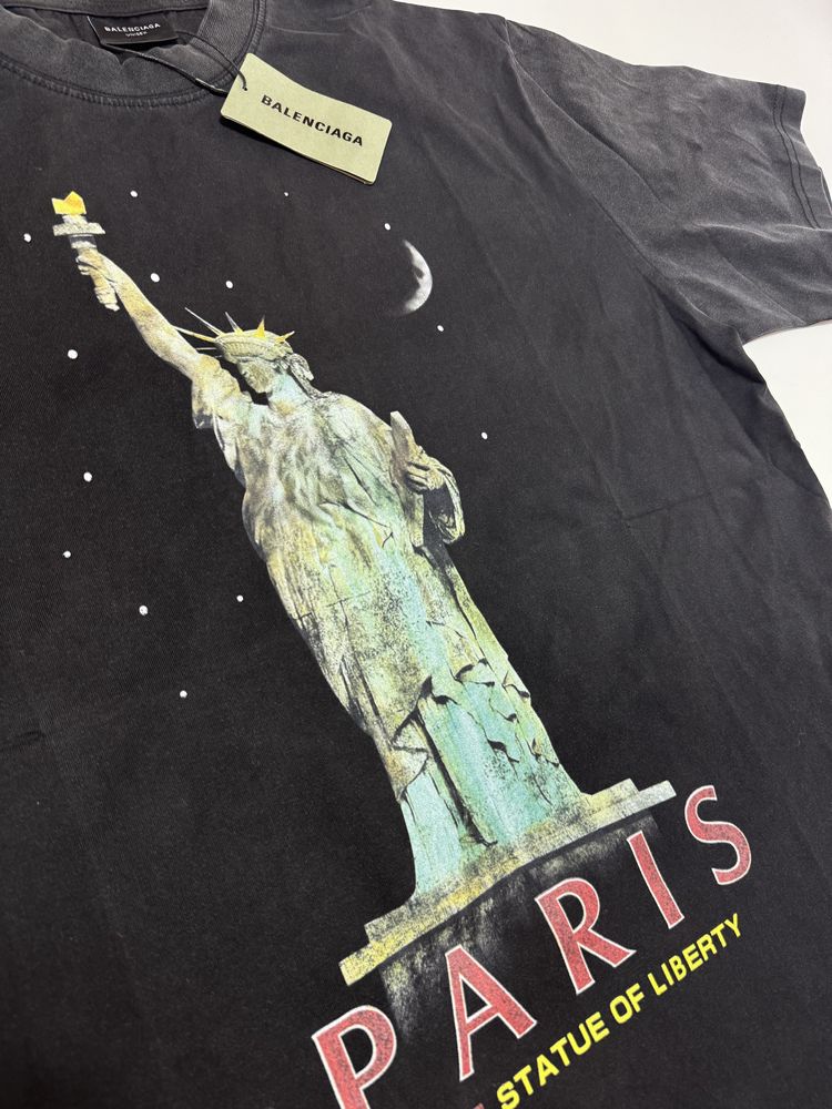 Футболка Balenciaga Paris Statue Of Liberty S M L