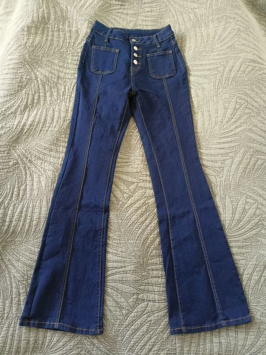 Spodnie dzwony jeans