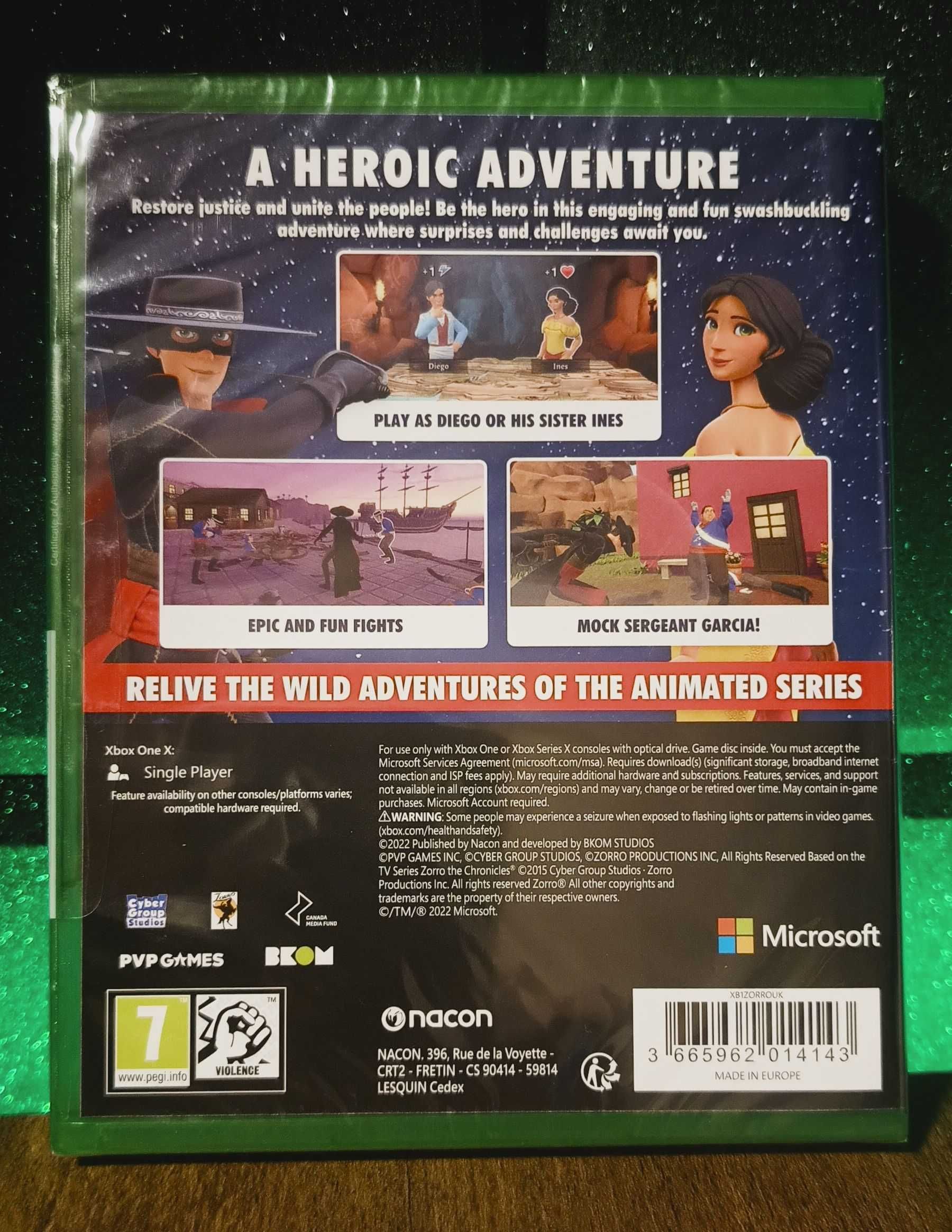 Zorro: The Chronicles Xbox One S / Series X - gra akcji dla dzieci
