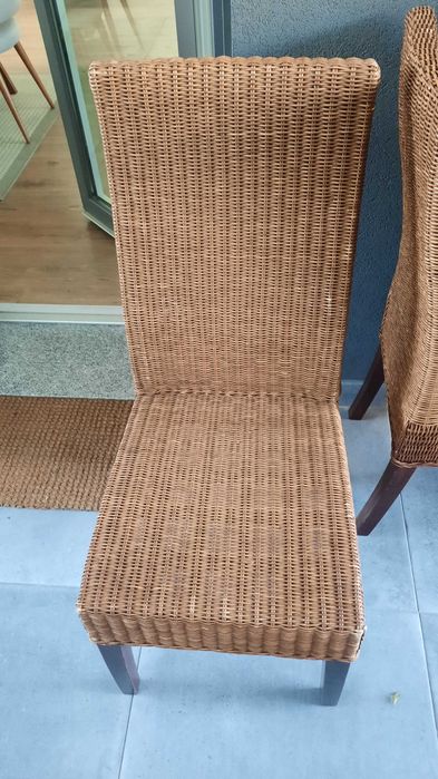 4 cadeiras sala em vime