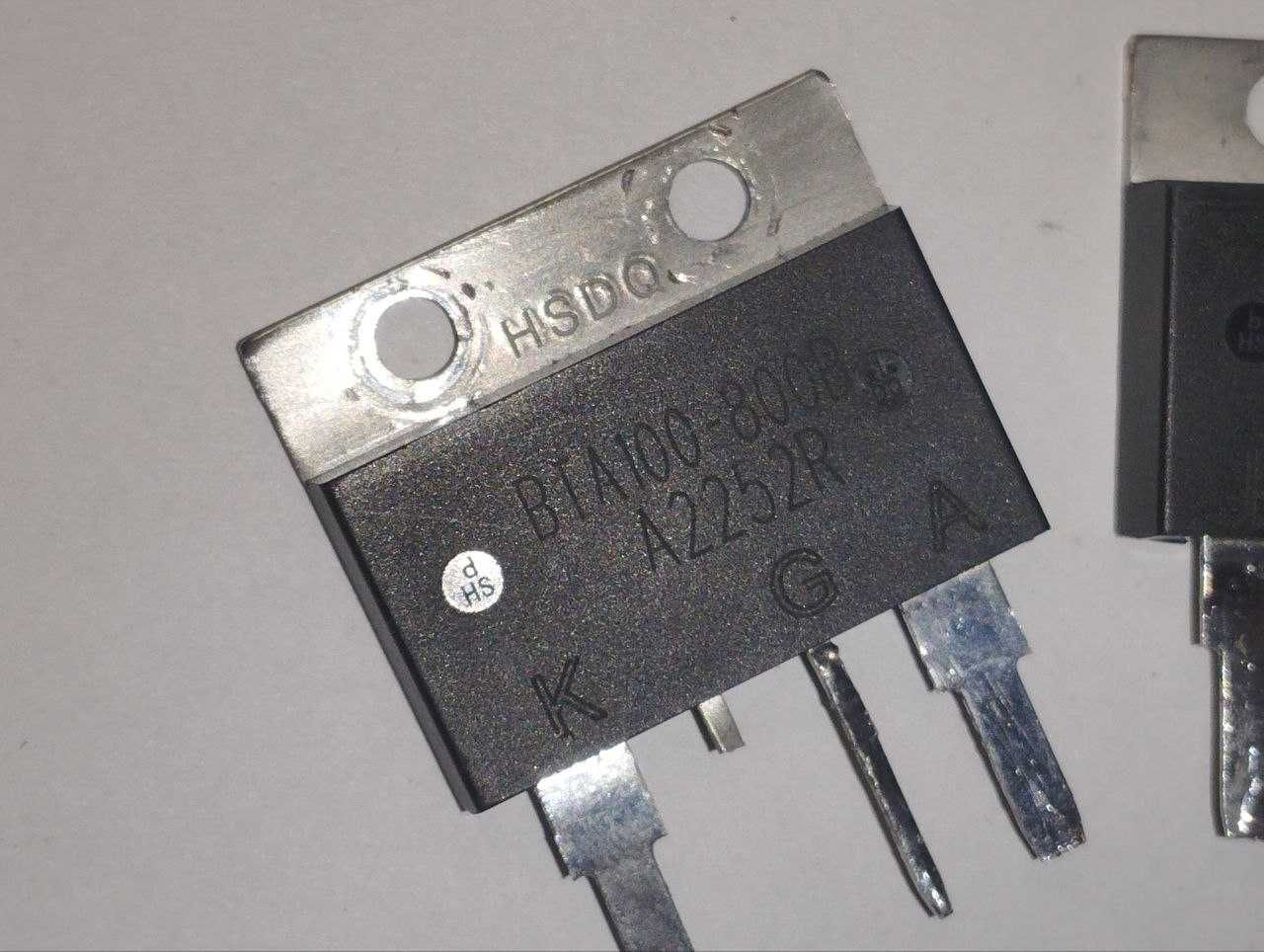 Симистор BTA100-800B, легкое б/у, оригинал HSDQ, 500грн/4шт